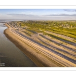 La Mollière d'Aval - vue sur Cayeux-sur-mer et le cordon de galets venus des falaises