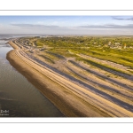 La Mollière d'Aval - vue sur Cayeux-sur-mer et le cordon de galets venus des falaises