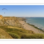 La côte en direction d'Audresselles vue depuis le Cran-aux-Oeufs