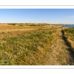 France, Pas-de-Calais (62), Côte d'Opale, Grand Site des deux caps, Cran-aux-Oeufs, Le sentier des Crans, La côte en direction du cap Gris-Nez  depuis le Cran-aux-Oeufs // France, Pas-de-Calais (62), Côte d'Opale, Grand Site des deux caps, Cran-aux-Oeufs, Le sentier des Crans, The coast towards Cap Gris-Nez from Cran-aux-Oeufs