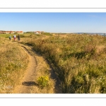 France, Pas-de-Calais (62), Côte d'Opale, Grand Site des deux caps, Cran-aux-Oeufs, Le sentier des Crans, La côte en direction du cap Gris-Nez  depuis le Cran-aux-Oeufs // France, Pas-de-Calais (62), Côte d'Opale, Grand Site des deux caps, Cran-aux-Oeufs, Le sentier des Crans, The coast towards Cap Gris-Nez from Cran-aux-Oeufs