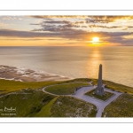 coucher de soleil sur le Cap Blanc-Nez