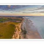 coucher de soleil sur le Cap Blanc-Nez