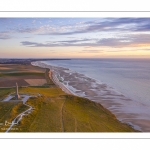 coucher de soleil sur le Cap Blanc-Nez