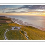 coucher de soleil sur le Cap Blanc-Nez