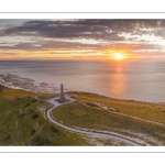 coucher de soleil sur le Cap Blanc-Nez