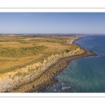 la côte au sud du Cap Gris-Nez, vue sur Audresselle et Ambleteuse