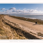 Une après-midi de Février, alors que les promeneurs viennent profiter du soleil sur la plage du Crotoy en baie de Somme. Saison : Hiver - Lieu : Le Crotoy, Baie de Somme, Somme, Picardie, Hauts-de-France, France. One afternoon in February, while walkers come to enjoy the sun on the beach of Crotoy in the Bay of Somme. Season: Winter - Location: Le Crotoy, Somme Bay, Somme, Picardie, Hauts-de-France, France.