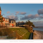 Le monument emblèmatique du Crotoy avec ses tourelles caractéristiques. Saison : Hiver - Lieu : Le Crotoy, Baie de Somme, Somme, Picardie, Hauts-de-France, France.