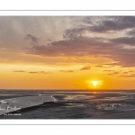 Coucher de soleil sur la baie de Somme