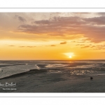 Coucher de soleil sur la baie de Somme