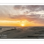 Coucher de soleil sur la baie de Somme