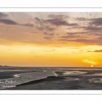 Coucher de soleil sur la baie de Somme