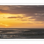 Coucher de soleil sur la baie de Somme