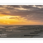 Coucher de soleil sur la baie de Somme