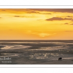 Coucher de soleil sur la baie de Somme