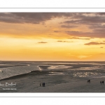 Coucher de soleil sur la baie de Somme