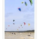 Affluence de Kitesurf au Crotoy