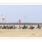 Affluence de Kitesurf au Crotoy