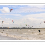 Affluence de Kitesurf au Crotoy
