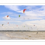 Affluence de Kitesurf au Crotoy