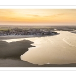 Lever de soleil sur la baie de Somme et Le Crotoy