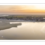 Lever de soleil sur la baie de Somme et Le Crotoy