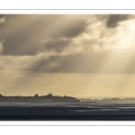 Le Crotoy vu depuis le hourdel