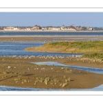 Le Crotoy vu depuis le Hourdel