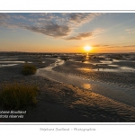 CrÃ©puscule sur la plage du Crotoy en Baie de Somme - saison : Ã©tÃ© - Lieu : Le Crotoy, Baie de Somme, Somme, Picardie, France.