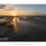 CrÃ©puscule sur la plage du Crotoy en Baie de Somme - saison : Ã©tÃ© - Lieu : Le Crotoy, Baie de Somme, Somme, Picardie, France.