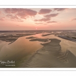 Survol de la baie de Somme au niveau du Hourdel