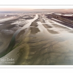 Survol de la baie de Somme au niveau de La Mollière d'Aval