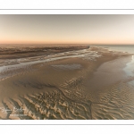 Survol de la baie de Somme au niveau de La Mollière d'Aval