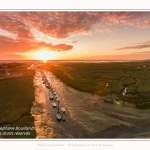 Saison : été - Lieu : Le Hourdel, Baie de Somme, Somme, Hauts-de-France, France. Panorama par assemblage d'images 5474 x 3649 px