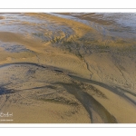 La baie de Somme à marée basse (Vue aérienne)