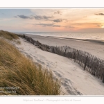 Les dunes et la plage de Quend-Plage, en hiver. Saison : Hiver - Lieu : Quend-Plage, Somme, Picardie, Hauts-de-France, France. The dunes and beach of Quend-Plage, in winter. Season: Winter - Location: Quend-Plage, Somme, Picardy, Hauts-de-France, France.