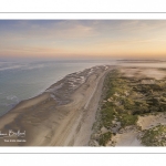 Aube brumeuse sur les dunes du Marquenterre près de Fort-Mahon