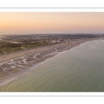 Aube brumeuse sur les dunes du Marquenterre près de Fort-Mahon