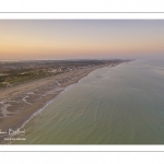 Aube brumeuse sur les dunes du Marquenterre près de Fort-Mahon