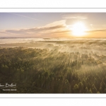 La forêt de Crécy en automne (vue aérienne)