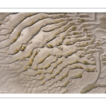 Graphisme des bancs de sable en baie de Somme