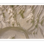 Graphisme des bancs de sable en baie de Somme