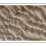 Graphisme des bancs de sable en baie de Somme