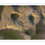 Graphisme des bancs de sable en baie de Somme