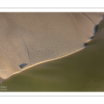 Graphisme des bancs de sable en baie de Somme