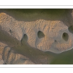 Graphisme des bancs de sable en baie de Somme