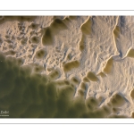 Graphisme des bancs de sable en baie de Somme