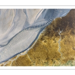 Graphisme des bancs de sable à marée basse