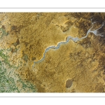 Graphisme des bancs de sable à marée basse